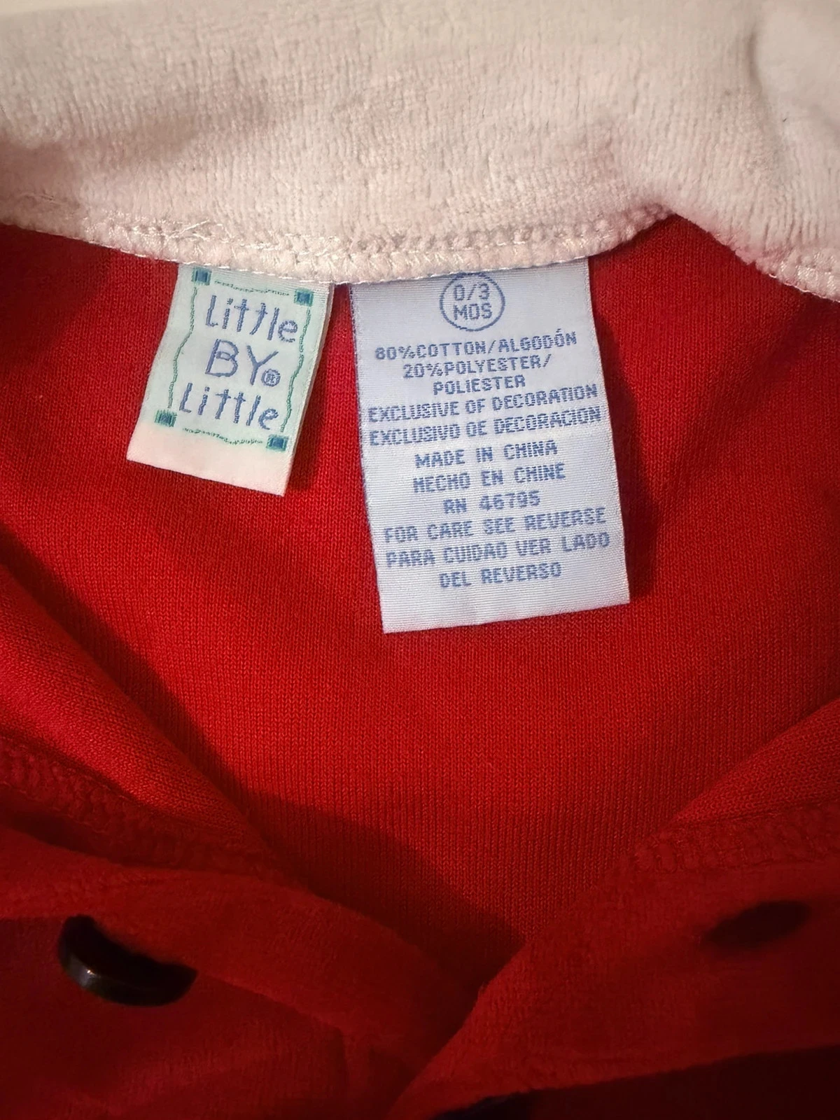 Pijama de veludo do Papai Noel para bebê 0-3 meses – photo 6